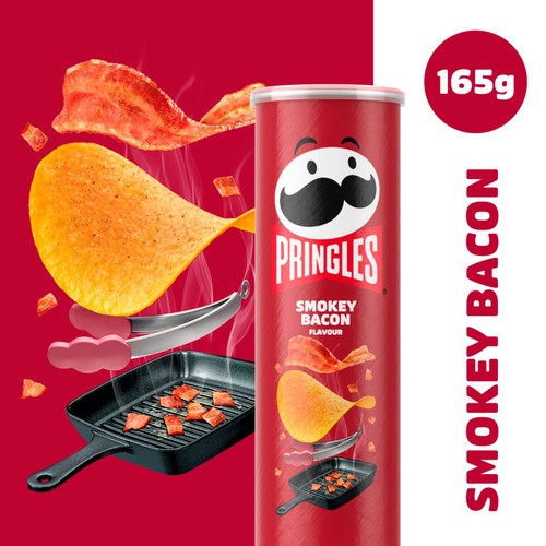Pringles Smokey Bacon Crisps thumbnail 2