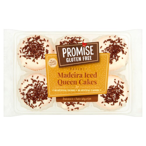 Promise Gluten Free Madeira Iced Queen Cakes 240g
