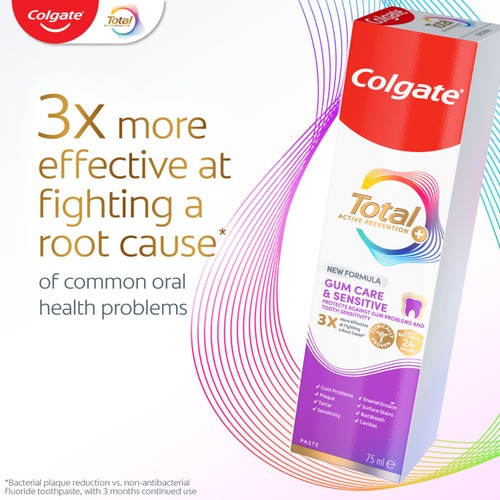 Colgate Total Active Prevention Gum Care & Sensitivity Toothpaste 75ML thumbnail 2