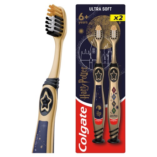 Colgate Kids 6 Years Harry Potter Manual Toothbrush 2 Pack