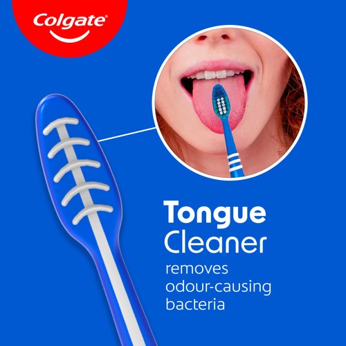 Colgate Extra Clean Medium Toothbrush 2 Pack thumbnail 3
