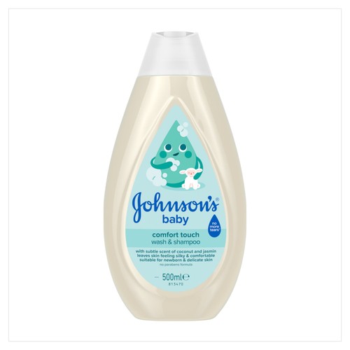 Johnson's Baby Comfort Touch Wash Shampoo 500ML thumbnail 2