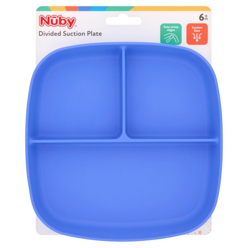 Nuby Sectioned Suction Plate X1