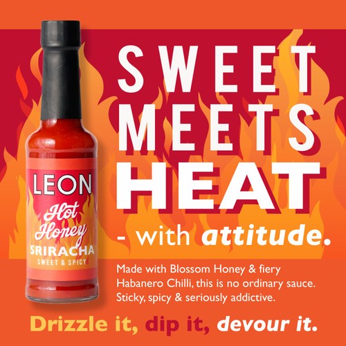 Leon Hot Honey Sriracha thumbnail 3