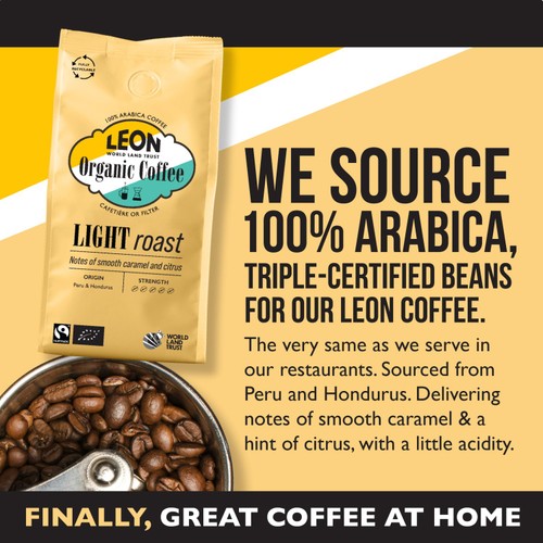 Leon Light Roast Coffee Beans thumbnail 3