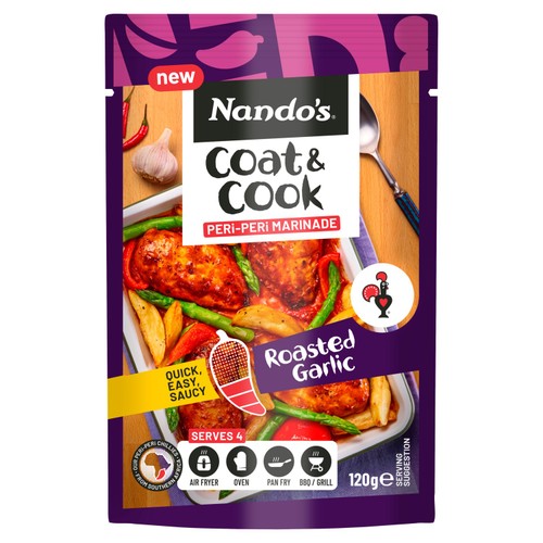 Nando's Roasted Garlic Coat & Cook 120g