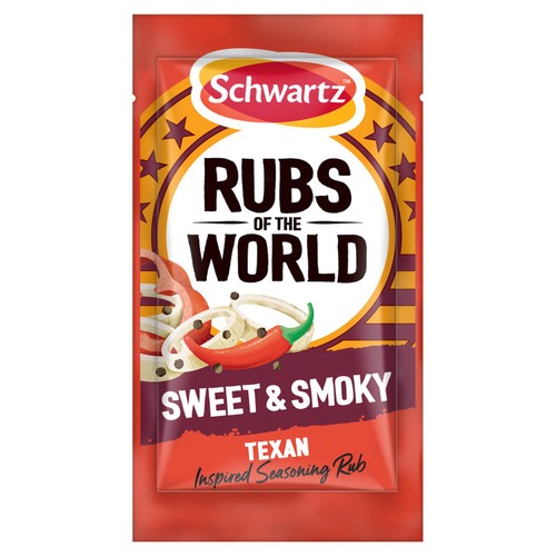 Schwartz Texan Sweet & Smoky Rub 24g