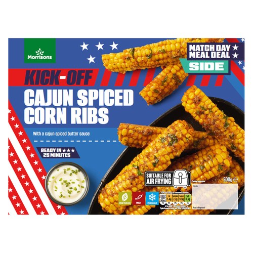 Morrisons Americana Cajun Spiced Corn Ribs 500g