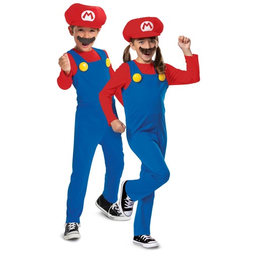 Disguise Mario Costume 3-4 Years