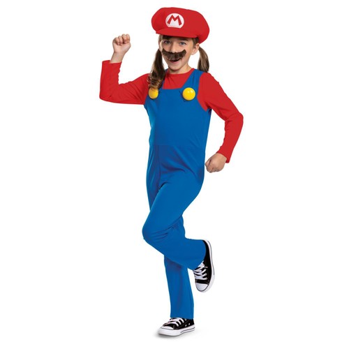 Disguise Mario Costume 3-4 Years thumbnail 3