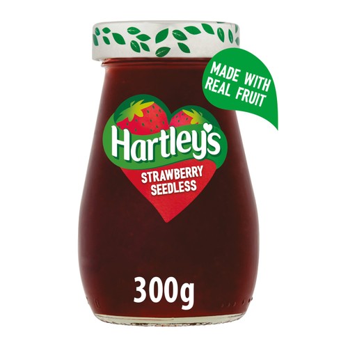 Hartley's Best Strawberry Seedless Jam 300G