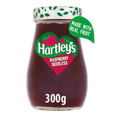 Hartley's Best Raspberry Seedless Jam 300G