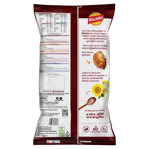 Walkers Meaty Variety Crisps 14 x 25g thumbnail 2