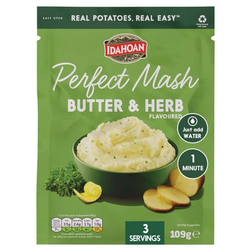 Idahoan Perfect Mash Butter & Herb (109g)