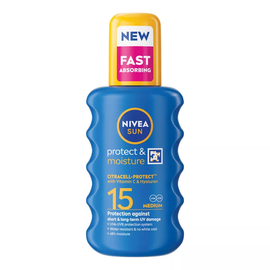 Nivea SUN Protect & Moisture Sunscreen Spray SPF 15 - Image 1