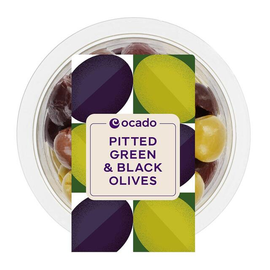 Ocado Pitted Green & Black Olives - Image 1