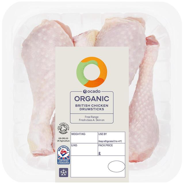Ocado Organic Free Range Chicken Drumsticks thumbnail 2