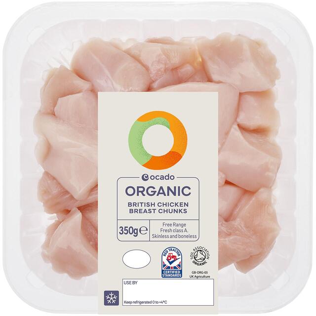 Ocado Organic Free Range Chicken Breast Chunks thumbnail 2