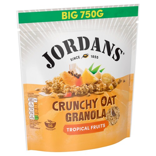 Jordans Crunchy Oat Granola Tropical Fruits Breakfast Cereal thumbnail 3