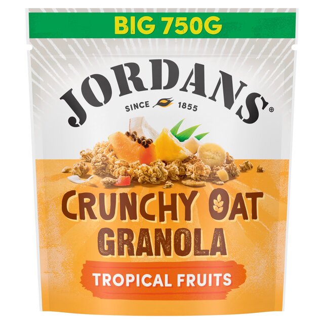 Jordans Crunchy Oat Granola Tropical Fruits Breakfast Cereal thumbnail 2