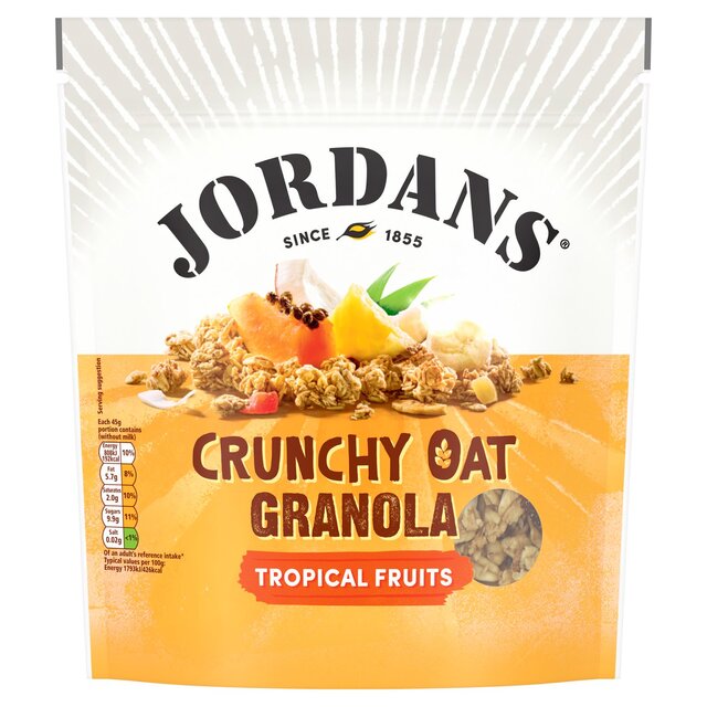 Jordans Crunchy Oat Granola Tropical Fruits Breakfast Cereal thumbnail 3