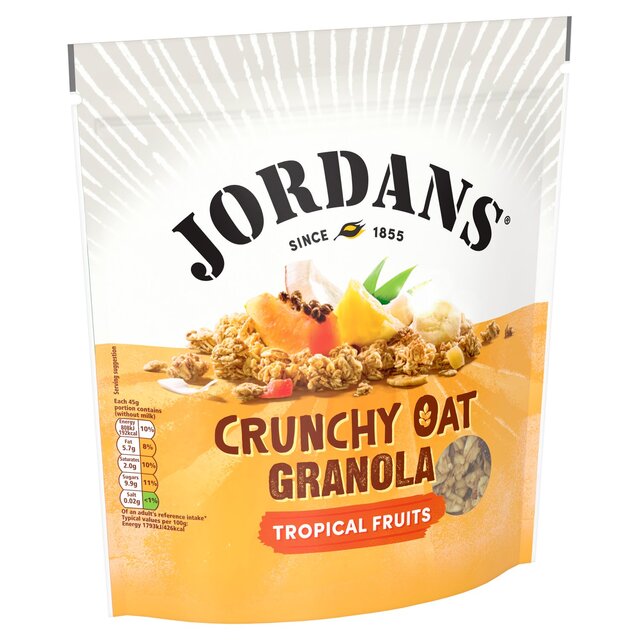 Jordans Crunchy Oat Granola Tropical Fruits Breakfast Cereal thumbnail 6