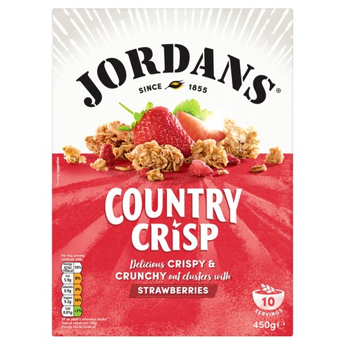 Jordans Country Crisp Sun-Ripe Strawberry Breakfast Cereal thumbnail 2