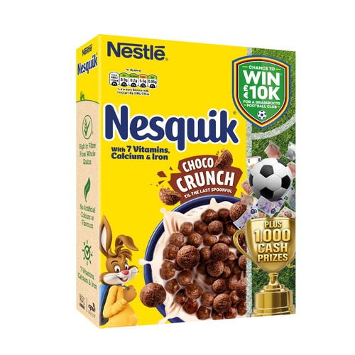 Nesquik Chocolate Breakfast Cereal thumbnail 2