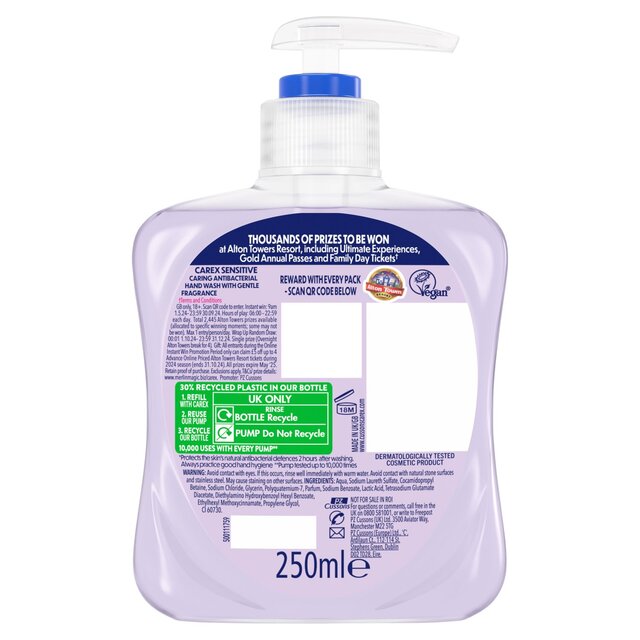 Carex Sensitive Antibacterial Handwash thumbnail 3