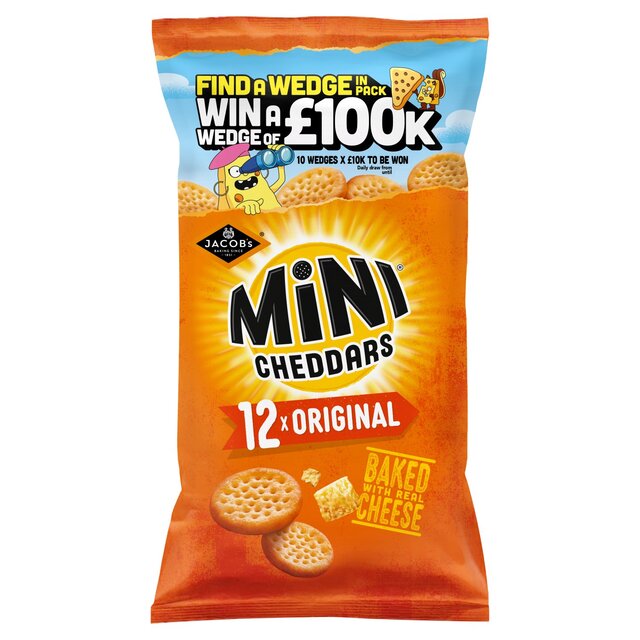 Jacob's Mini Cheddars Original Multipack Baked Snacks