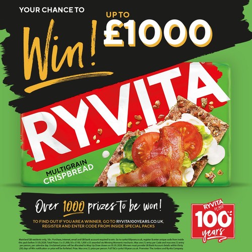 Ryvita Crispbread Multigrain Crackers  thumbnail 2