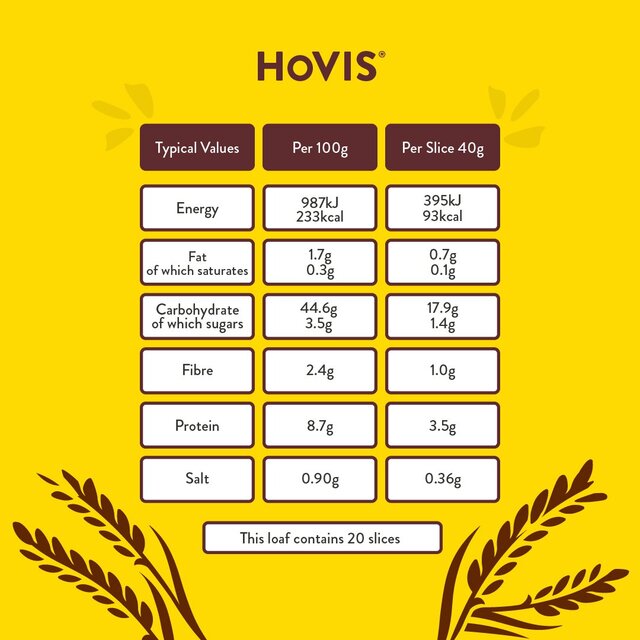 Hovis Medium Sliced Soft White Bread thumbnail 5