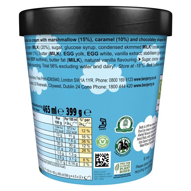 Ben & Jerry's Phish Food Chocolate & Marshmallow Ice Cream Tub thumbnail 3