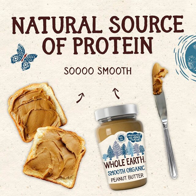 Whole Earth Organic Smooth Peanut Butter thumbnail 6