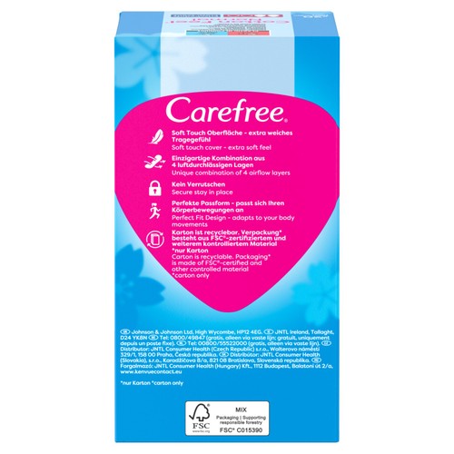 Carefree Cotton Fresh Scented Breathable Pantyliners Single Wrapped thumbnail 8