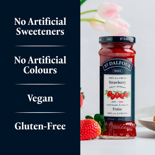 St Dalfour Strawberry Fruit Spread thumbnail 4