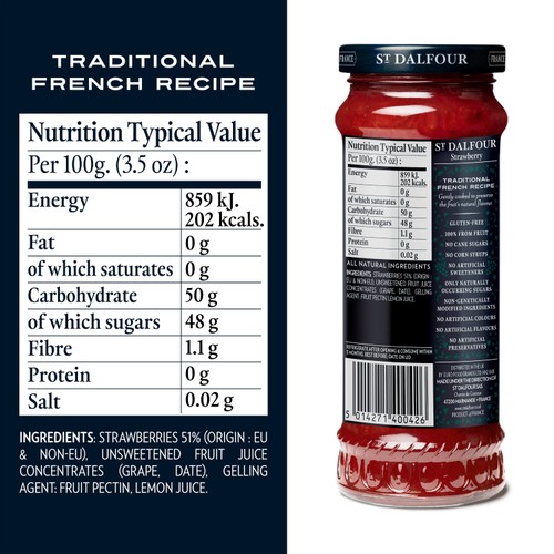 St Dalfour Strawberry Fruit Spread thumbnail 5