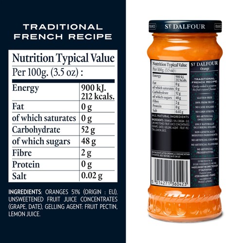 St Dalfour Orange Fruit Spread thumbnail 5
