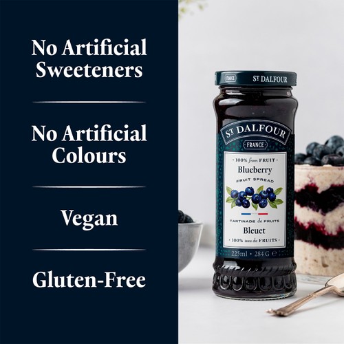 St Dalfour Blueberry Fruit Spread thumbnail 3