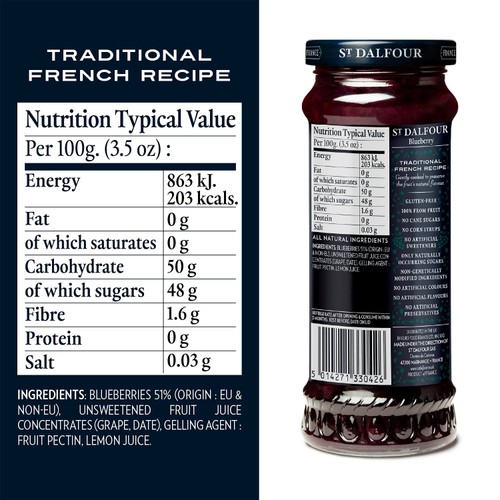 St Dalfour Blueberry Fruit Spread thumbnail 5
