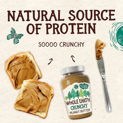 Whole Earth Crunchy Peanut Butter thumbnail 6
