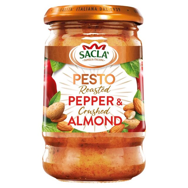 Sacla' Roasted Pepper & Crushed Almond Pesto