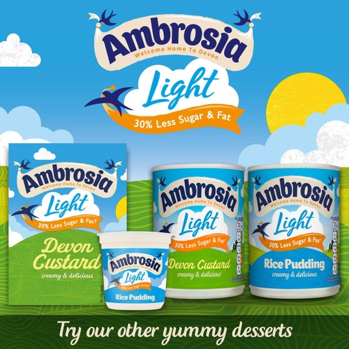 Ambrosia Low Fat Devon Custard Tin thumbnail 4