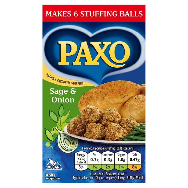 Paxo Sage & Onion Stuffing Mix thumbnail 2