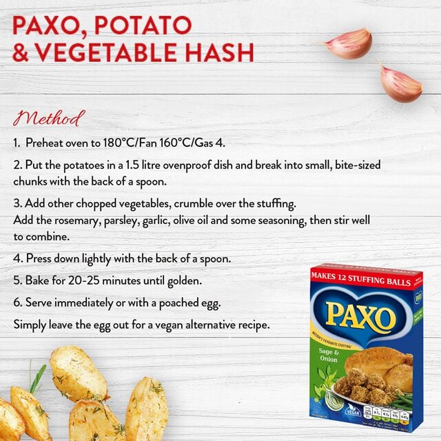 Paxo Sage & Onion Stuffing Mix thumbnail 8