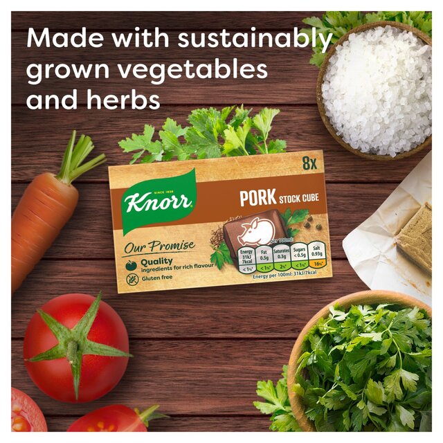 Knorr 8 Pork Stock Cubes thumbnail 4