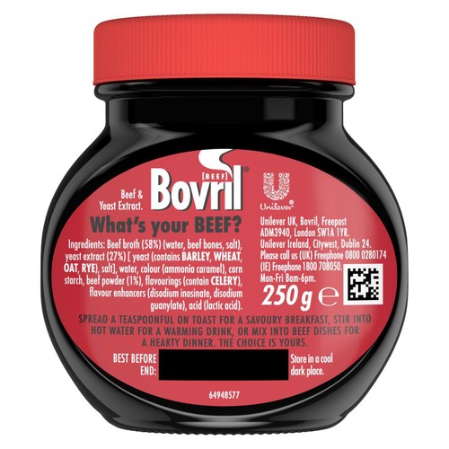 Bovril Beef Yeast Extract Spread thumbnail 2