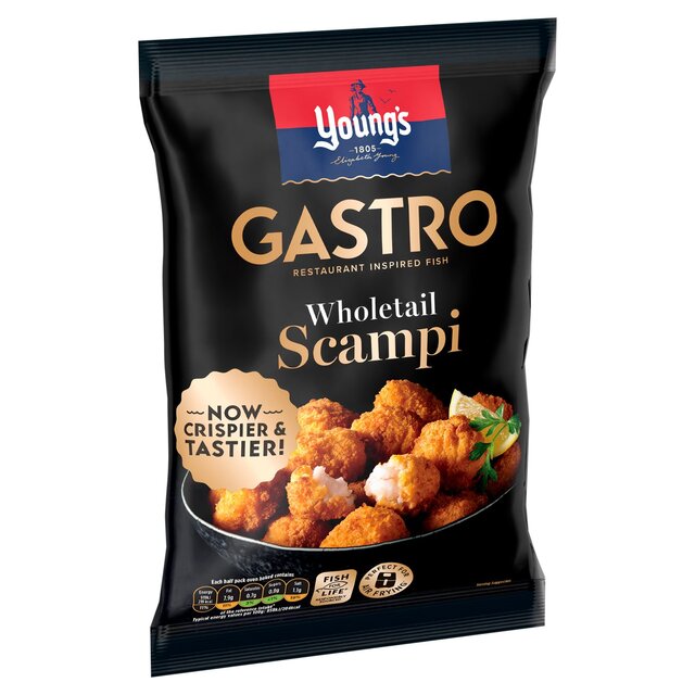 Young's Gastro Wholetail Scampi Frozen thumbnail 2