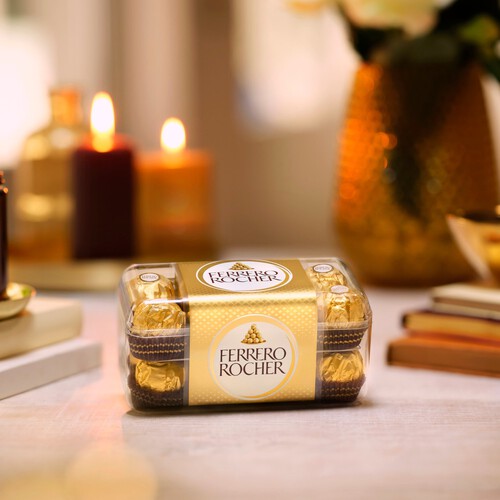Ferrero Rocher Milk Chocolate Hazelnut Pralines Box of Chocolates, thumbnail 10