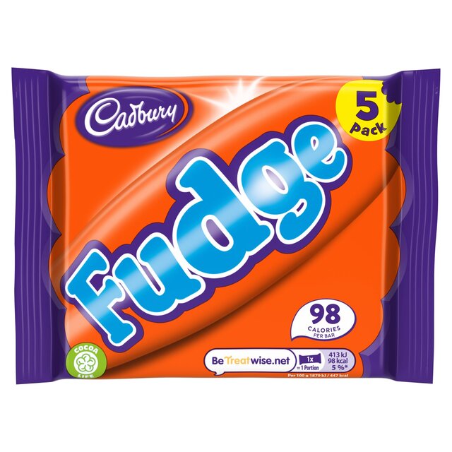 Cadbury Fudge Chocolate Bar Multipack thumbnail 2